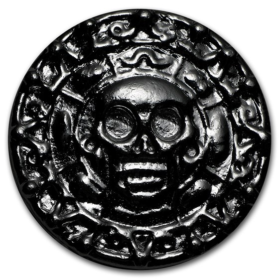 100 gram Hand Poured Silver Round - Plata Muerta 100 gram Hand Poured Silver Round - Plata Muerta